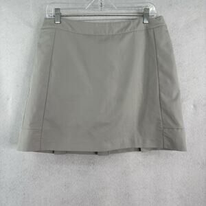 Adidas Golf Climacool Women’s Sz 8 Gray Mini Skort‎ Tennis Prep Sporty Preppy